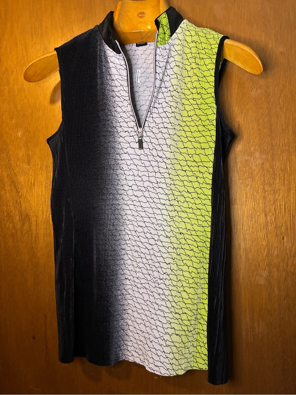 Jaime Sadock Designer Zip-Front Golf Tank